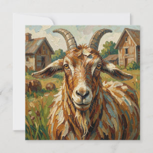 Chèvre Impasto dans une ferme Art
