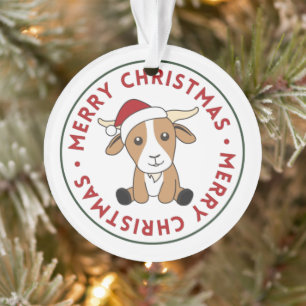 Chèvre Noël Chèvres Animaux d'hiver Ornement