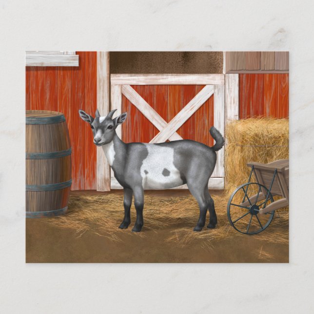 Chèvre tachetée gris mou (Devant)