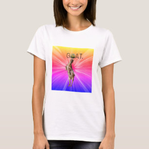 Chèvre Tête de soccer T-shirt