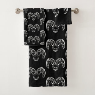 Chèvre tribale noire et blanche / Mouton