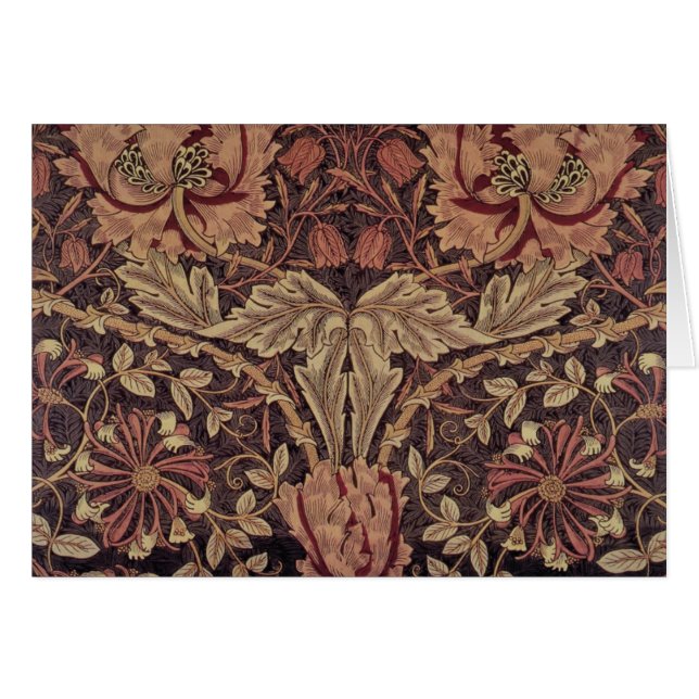 Chèvrefeuille par William Morris, Art de fleurs de (Devant horizontal)