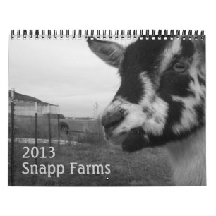 Chèvres et calendrier 2013 de volaille