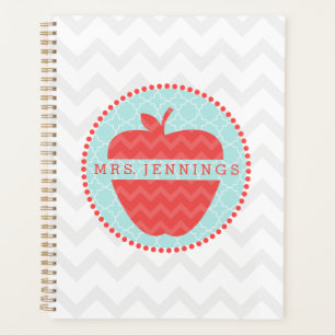 Chevron Apple Quatrefoil Professeur personnalisé