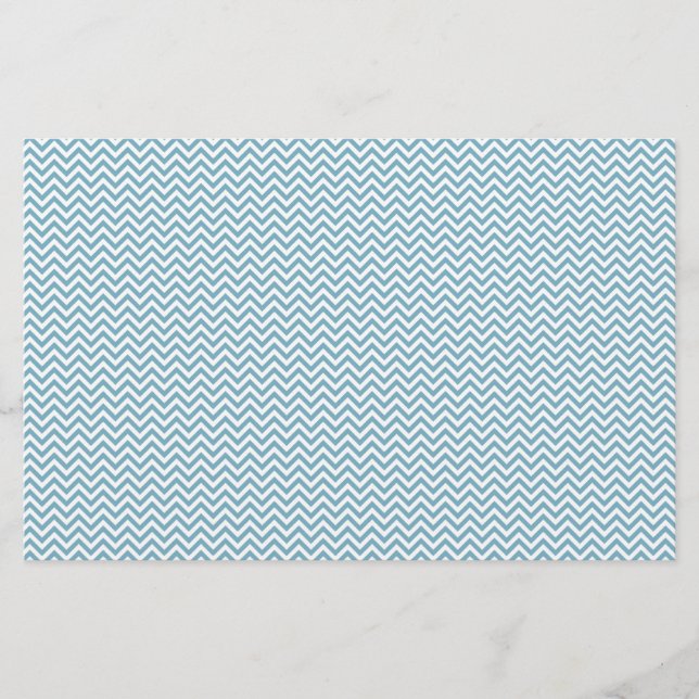 Chevron bleu avec Monogramme (Devant)