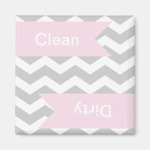 Chevron gris propre - magnet sale de