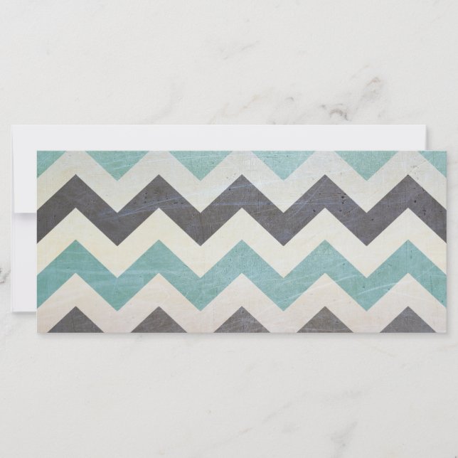Chevron Motif On Metal Texture par Shirley Taylor (Devant)
