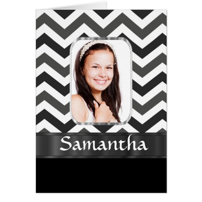 chevron noir et blanc (Devant)