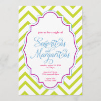 CHEVRON - nuit de filles - invitation