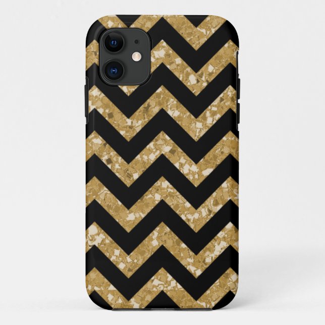 Chevron Parties scintillant Look iPhone 5 BT Coque (Dos)