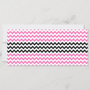 Chevron rose chaud et noir par Shirley Taylor