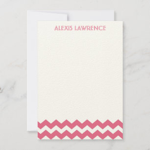chevron rose moderne toutes les occasions merci