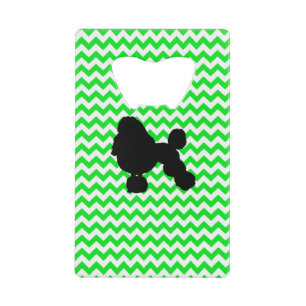 Chevron vert irlandais avec caniche