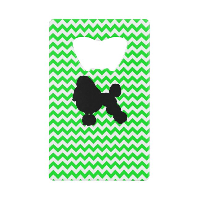 Chevron vert irlandais avec caniche (Devant)