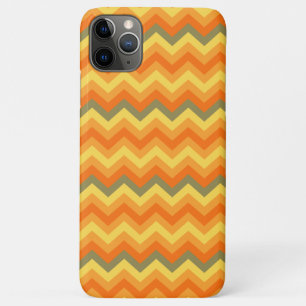 Chevron zigzag motif orange jaune coque iphone