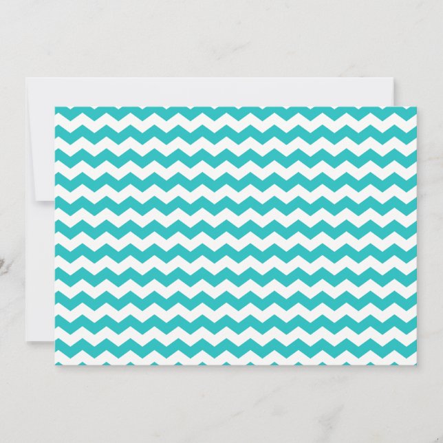 chevrons blancs turquoise (Devant)