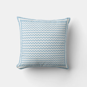 Chevrons coussins ou coussins, Bleus et Blancs