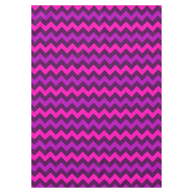 Chevrons rose mou Moyenne Nappe (Devant)