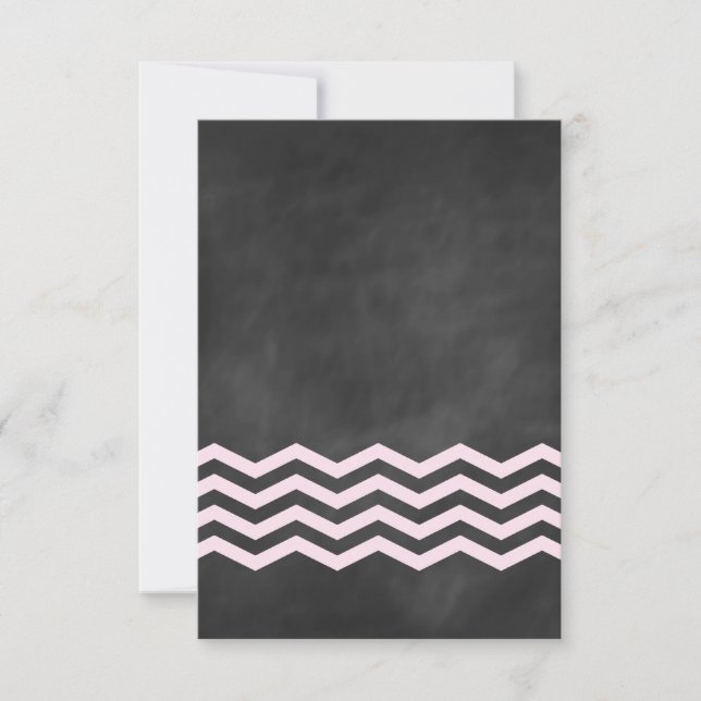 Chevrons sur Chalk RSVP (Devant)