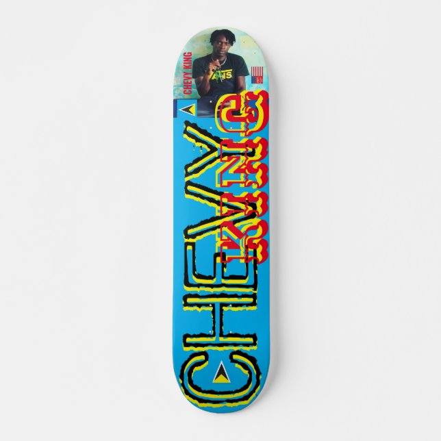 CHEVY KING 2023 NOUVEAU /SIGNED7 3/4" Skateboard D (Devant)