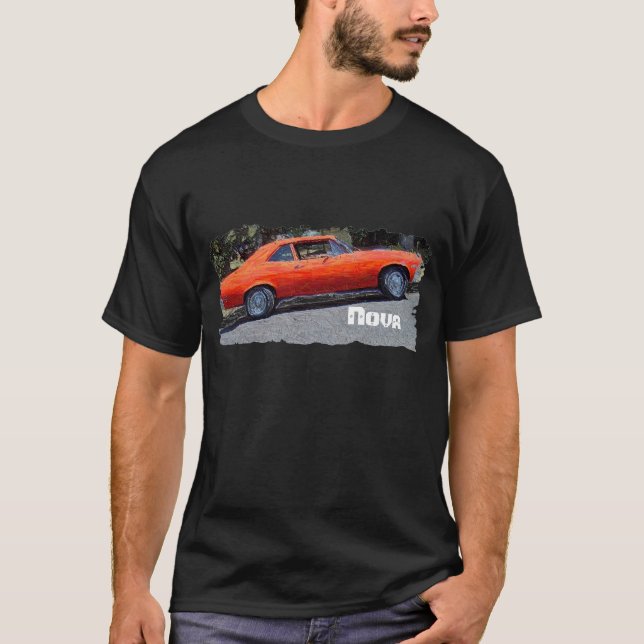 Chevy Nova 1972 - T-shirt Art numérique (Devant)