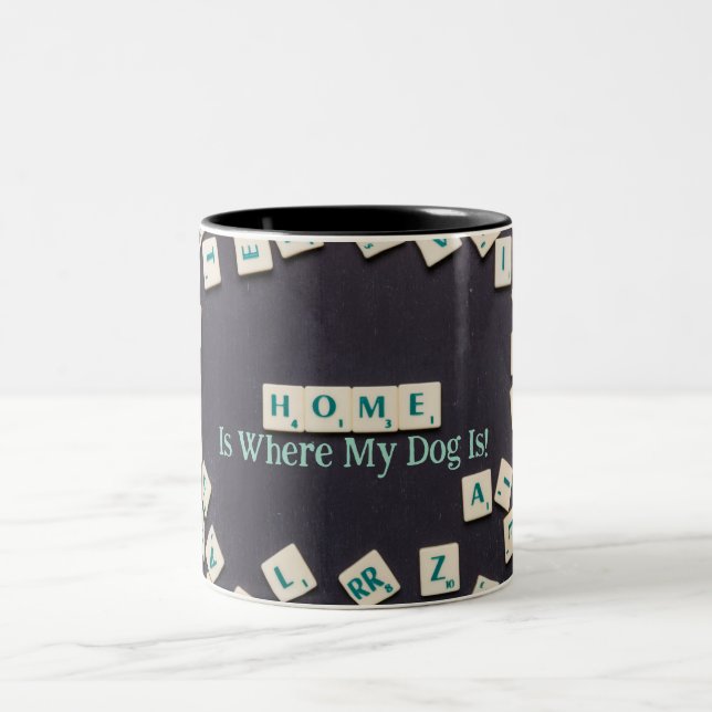 Chez Moi Où Est Mon Chien - Mug (Centre)