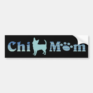 Chi Maman Chihuahua Maman Sticker de pare-chocs