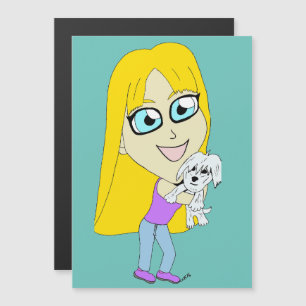 Chibi avec un chiot