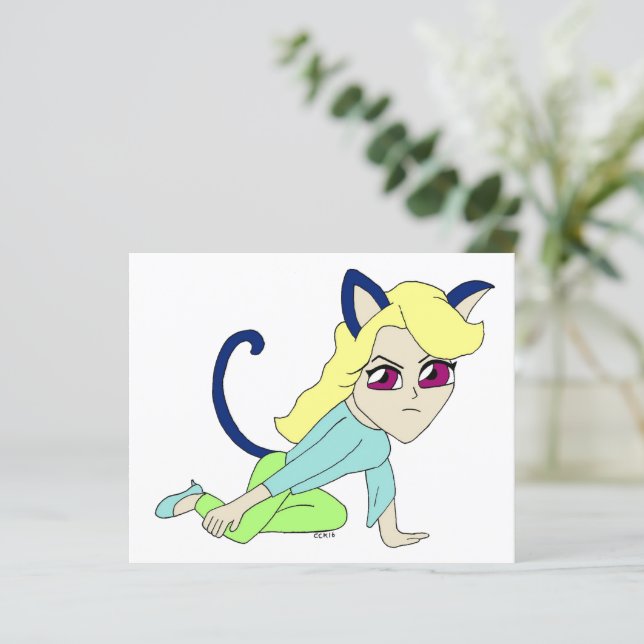 chibi catgirl (Debout devant)