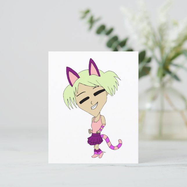 chibi catgirl (Debout devant)