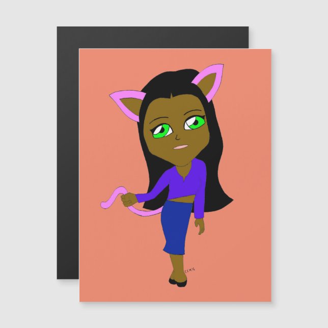 chibi catgirl (Devant / Derrière)