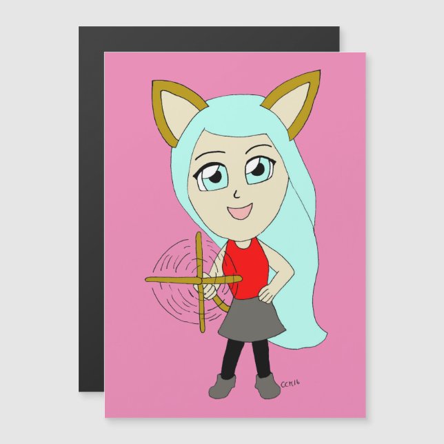 chibi catgirl (Devant / Derrière)