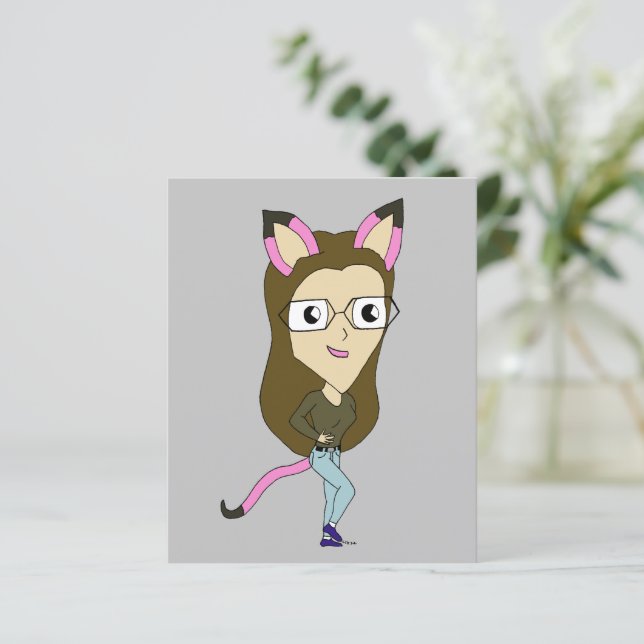 chibi catgirl (Debout devant)