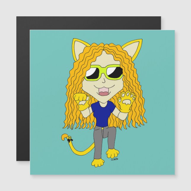 Chibi Catgirl avec pattes (Devant / Derrière)