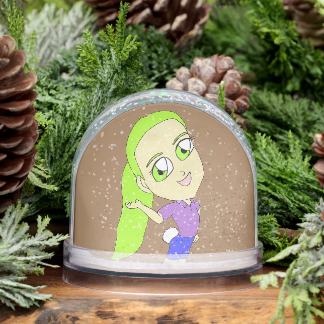 chibi fille avec une queue de lapin (Hiver)