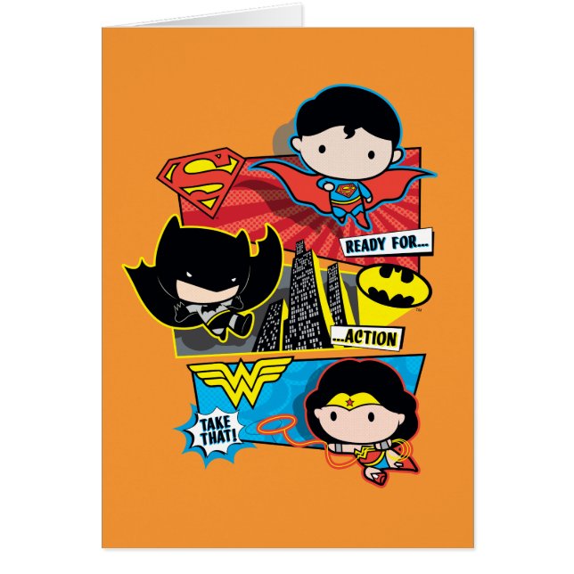 Chibi Héros Prêts À L'Action ! (Devant)