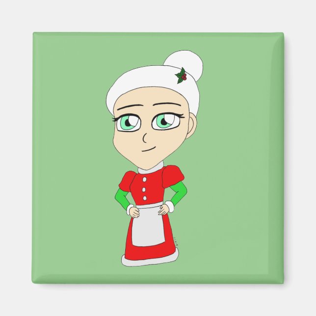 chibi mme claus magnet (Devant)