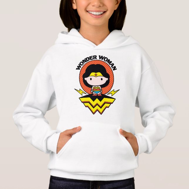 Chibi Wonder Woman avec Pois et logo (Devant)