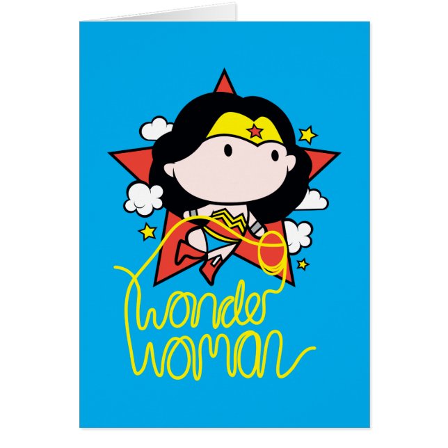 Chibi Wonder Woman Voler Avec Lasso (Devant)