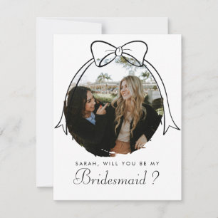 Chic Black Bow Tu Seras Ma Femme D'Accueil Photo