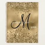 Chic Black Gold Parties scintillant Monogramme Nom<br><div class="desc">Chic Black Gold Parties scintillant Nom du monogramme</div>