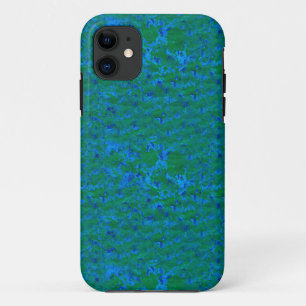 Chic Blue et Sea Green Textures iPhone 5/5s Coque