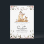 Chic Blush Floral Oh Deer Baby shower Invitation<br><div class="desc">Chic Blush Floral Oh Deer Baby shower Invitation Deer thème baby shower invitation pour une petite fille avec un joli cerf et un faon ainsi que quelques arrangements floraux rose poussiéreux avec le feuillage d'eucalyptus. Cette invitation à baby shower à thème "oh cerf" est idéale pour le baby shower d'une...</div>