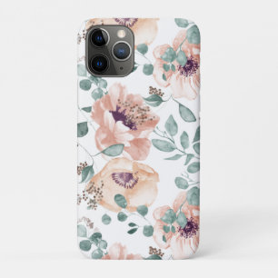 Chic Blush Watercolor Flowers coque ipad iPhone