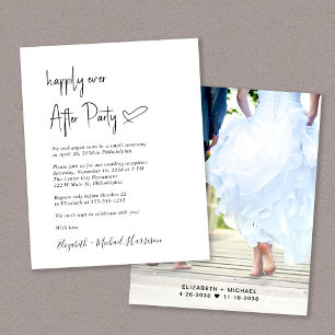 Chic Budget Photo mariage réception invitation