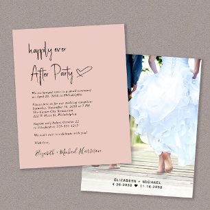 Chic Budget Photo mariage réception invitation