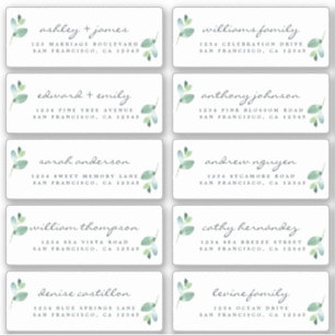 Chic Calligraphie Mariage Étiquettes de adresse in
