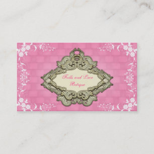 Chic Cartes de visite Botique Chic Shabby Rose