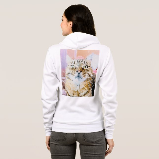 Chic Cat Full-Zip Sweat - shirt à capuche - Style  (Dos entier)