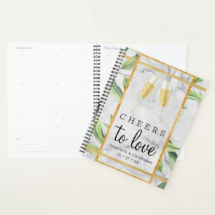 Chic Cheers to Love Mariage Gold Botanical